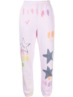 Collina Strada pantalon de jogging en coton à motif d'étoiles - Rose - thumbnail