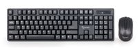 Gembird KBS-W-01 toetsenbord RF Draadloos QWERTY Engels Zwart - thumbnail