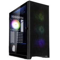 Kolink Unity Lateral ARGB Midi-tower PC-behuizing Zwart 4 voorgeïnstalleerde LED-ventilators