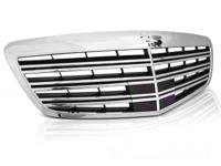 Tuning-Tec Grill MERCEDES W221 09-13 S65 AMG CHROOM ZWART