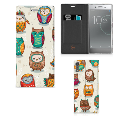 Sony Xperia XZ | XZs Hoesje maken Vrolijke Uilen