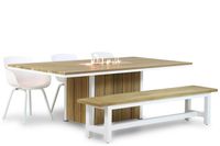 Lifestyle Salina/Los Angeles/Seaside 220 cm dining tuinset 5-delig - thumbnail