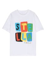 Stella McCartney Kids t-shirt à logo imprimé - Blanc