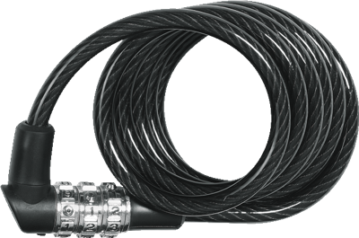 Abus Spiraal 3506C/120 kabelslot (Kleur slot: zwart) Abus Spiraal 3506C/120 kabelslot (Kleur slot: zwart)