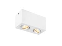 SLV Plafondlamp Triledo GU10 2-lichts 16cm wit 1002006