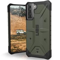 UAG - Pathfinder backcover hoes - Samsung Galaxy S21 - Groen + Lunso Tempered Glass