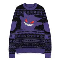 Pokémon Sweatshirt Christmas Jumper Gengar Size L - thumbnail