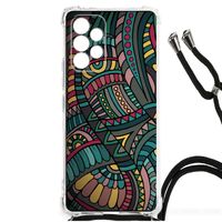 Samsung Galaxy A53 Doorzichtige Silicone Hoesje Aztec