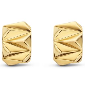 TI SENTO-Milano 7899SY Oorringen Studs zilver goud-en zilverkleurig 10 x 14 mm