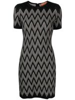 Missoni robe longue à motif zig-zag - Noir