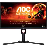 AOC 25G3ZM/BK Gaming monitor Energielabel E (A - G) 62.2 cm (24.5 inch) 1920 x 1080 Pixel 16:9 1 ms HDMI, DisplayPort, Hoofdtelefoon (3.5 mm jackplug) VA LCD - thumbnail