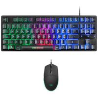 Mars Gaming MCPTKL, Gaming H-Mech Toetsenbord mi muisset, 3200dpi, ES lay-out