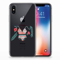 Apple iPhone X | Xs Telefoonhoesje met Naam Boho Summer