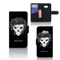 Telefoonhoesje met Naam Samsung Galaxy A3 2017 Skull Hair