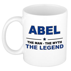 Abel The man, The myth the legend collega kado mokken/bekers 300 ml