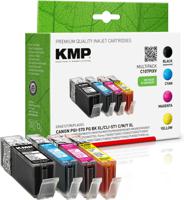 KMP Inktcartridge vervangt Canon PGI-570PGBK XL, CLI-571C XL, CLI-571M XL, CLI-571Y XL Compatibel Combipack Zwart, Cyaan, Magenta, Geel C107PIXV 1567,0050 - thumbnail