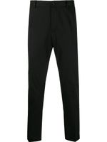 Dolce & Gabbana pantalon chino à ourlet retroussé - Noir