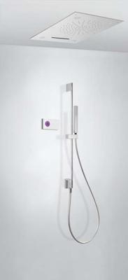 Tres Shower Technology elektronische inbouwthermostaat met waterval plafonddouche en lichttherapie