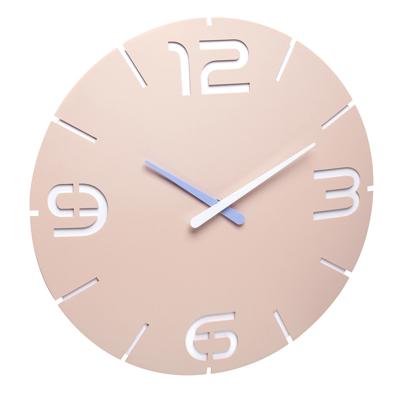 TFA Dostmann 60.3536.16 Wandklok Zendergestuurd 35 cm x 3.5 cm Roze
