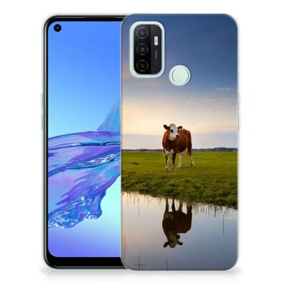 OPPO A53s | A53 TPU Hoesje Koe OPPO A53s | A53 TPU Hoesje Koe