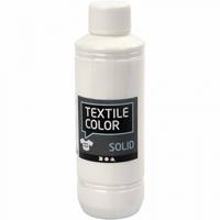 Creotime textielverf Solid 250 ml dekkend wit