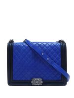 CHANEL Pre-Owned sac porté épaule Boy (2014) - Bleu - thumbnail