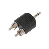 3.5mm stereo verloop plug naar 2x cinch