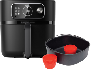 Philips Airfryer XXL Connected HD9875/90 + Bakvorm