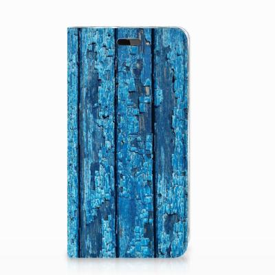 Huawei Y5 | Y6 2017 Book Wallet Case Wood Blue