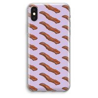 Bacon to my eggs #2: iPhone XS Max Transparant Hoesje