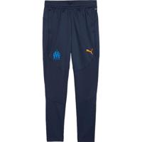 PUMA Olympique Marseille Trainingsbroek 2024-2025 Kids Donkerblauw Blauw Oranje - thumbnail