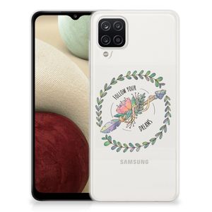 Samsung Galaxy A12 Telefoonhoesje met Naam Boho Dreams