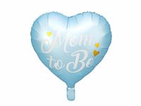 Folieballon &apos;Mom To Be&apos; Blauw (35cm) - thumbnail