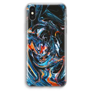 Black Unicorn: iPhone XS Max Transparant Hoesje