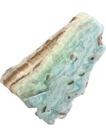 Caribbean Blue Calciet Schijf uit Afghanistan Half-Edelsteen 868 gram - thumbnail