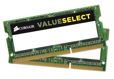 Value Select - Geheugen - DDR3L (SO-DIMM) - 8 GB: 2 x 4 GB - 204-PIN - 1600 MHz - CL11
