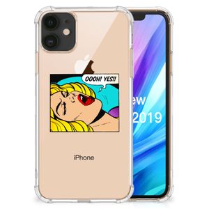 Apple iPhone 11 Anti Shock Bumper Case Popart Oh Yes