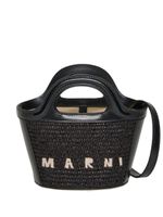 Marni Kids sac Tropicalia à logo brodé - Noir