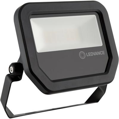 OSRAM - LEDVANCE - LED Breedstraler 20 Watt - LED Schijnwerper - FL PFM SYM 100 BK - Natuurlijk Wit 4000K - Mat Zwart - Aluminium