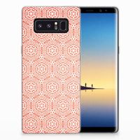 Samsung Galaxy Note 8 TPU bumper Pattern Orange - thumbnail