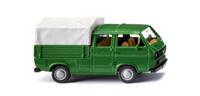 Wiking 0293 09 H0 Auto Volkswagen T3 dubbele cabine - grasgroen