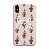 Cactus quote: iPhone XS Max Volledig Geprint Hoesje - thumbnail