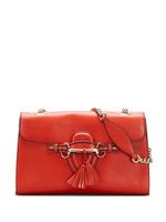 Gucci Pre-Owned sac porté épaule Emily à détails de pompons - Rouge - thumbnail