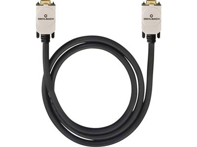 Oehlbach VGA Aansluitkabel [1x VGA-stekker - 1x VGA-stekker] 3.00 m Zwart