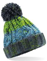 Beechfield CB486b Junior Corkscrew Pom Pom Beanie - thumbnail