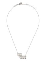 TASAKI collier Collection Line Balance en or blanc 18ct à pendentif à diamants - Argent - thumbnail