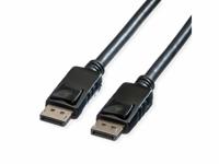 ROLINE DisplayPort kabel, DP-DP, v1.2, M - M, TPE, zwart, 10 m - thumbnail