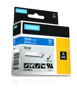 Labeltape DYMO IND RHINO 1805417 Vinyl Tapekleur: Blauw Tekstkleur:Wit 19 mm 5.5 m - thumbnail