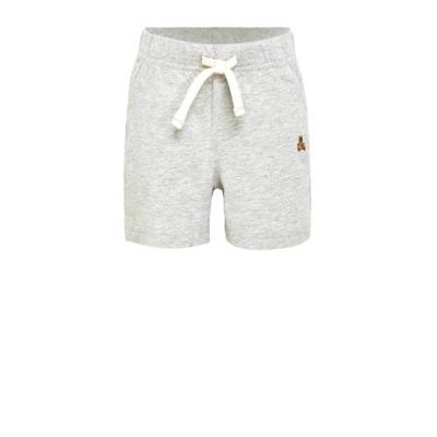 GAP baby gemêleerde regular fit sweatshort lichtgrijs