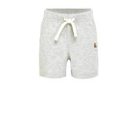 GAP baby gemêleerde regular fit sweatshort lichtgrijs
